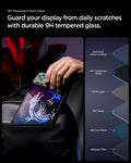 AGL09755 - Claw 8 AI+ A2VM GLAS.tR Slim in clear showing the 9h tempered hard glass