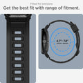 AMP07556 - Pixel Watch 3 (41mm) in Black fitted for everyone. get the best fit with range of fitment. (140mm-215mm)