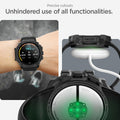 ACS07597 - Pixel Watch 3 (45mm) Rugged Armor in Matte Black precise cutouts. Unhindered use of all functionalities.