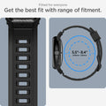 AMP07600 - Pixel Watch 3 (45mm) in Black fitted for everyone. get the best fit with range of fitment. (140mm-215mm)