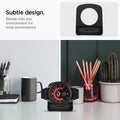 AMP05302 - Galaxy Watch Night Stand S353 in black showing the subtle design. Blends into any environment for total convenience