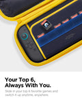 AGP09565 - Nintendo Switch 2 Nano Pop Pro Blueberry Navy showing your top 6, always with you. Slide in your top 6 favorite games and switch it up anytime, anywhere