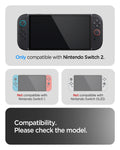 ACS10487 - Nintendo Switch 2 Thin Fit 360 in Black showing the compatibility. Only compatible with Nintendo Switch 2. Not compatible with Nintendo Switch 1 and Nintendo Switch OLED