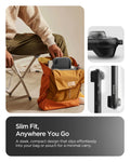 ACS10487 - Nintendo Switch 2 Thin Fit 360 in Black showing the sleek, compact design that slips effortlessly into your bag or pouch for a minimal carry 