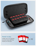 AGP10197 - Nintendo Switch 2 Klasden Pouch 2 in Charcoal Gray showing the 