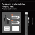 AGL09662 - Pixel 10 Pro Optik EZ Fit Lens Protector showing Precision craftmanship designed and made for pixel 10 pro