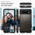 ACS03443 - Pixel 6 Case Tough Armor in gunmetal perfect all around. only the best for the best.
