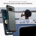 ACS06285 - Pixel 8 Case Tough Armor in abyss green showing the raised edges for scratch prevention. Protect your screen and camera