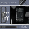 ACS09044 - Pixel 9a Case Ultra Hybrid Zero One showing the different  angles