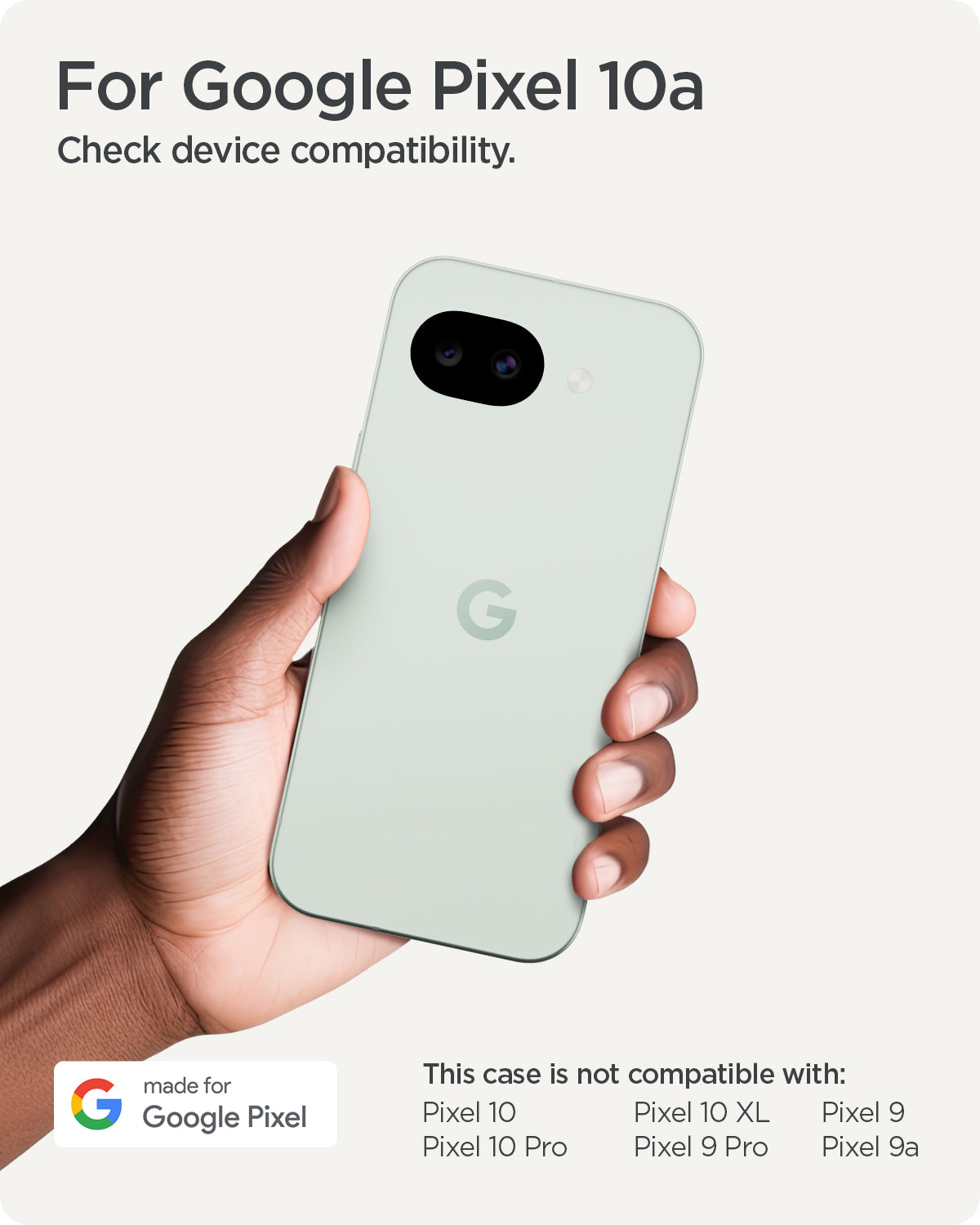 ACS11288 - Pixel 10a Nano Pop (Mag Fit) in Avo Green showing for google Pixel 10a. check device compatibility