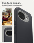 ACS11287 - Pixel 10a Nano Pop (Mag Fit) in Black Sesame showing duo tone design. simple with a pop of subtle accent