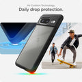 ACS06280 - Pixel 8 Case Ultra Hybrid in matte black air cushion technology daily drop protection.