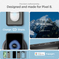 ACS06280 - Pixel 8 Case Ultra Hybrid in matte black precise craftsmanship designed and made for pixel 8.