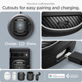 ACS05133 - Pixel Buds Pro Case Rugged Armor in matte black precision craftsmanship. cutouts for easy pairing and charging.