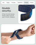 AMP11752 - Pixel Watch 5 (41mm) Athlex Air Active Navy Blue wraparound construction helps keep the band securely attached during wear.