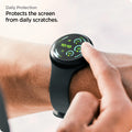 AFL08525 - Pixel Watch 3 (45mm) EliteShield EZ Fit in Clear daily protection. protects the screen from daily scratches.