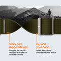 AMP07608 - Pixel Watch Lite Fit in Khaki sleek and rugged design. rugged, yet flexible design is matched for ultimate comfort. Expand your band. wider watch band best fits the pixel watch.