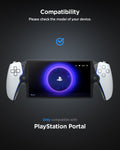 ACS07235 - Playstation Portal Case Thin Fit in black showing the compatibility. Only compatible with PlayStation Portal