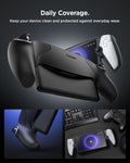 ACS07235 - Playstation Portal Case Thin Fit in black showing the daily coverage. Keep your device clean and protected against everyday wear