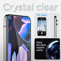 AGL08442 - Pixel 9 Pro GLAS.tR EZ Fit in Clear showing the crystal clear. Enjoy the same original clarity.