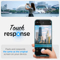 AGL08442 - Pixel 9 Pro GLAS.tR EZ Fit in Clear touch responsive. Feels and responds same original screen on your device.