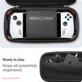 AFA06923 - ROG Ally (2023) RC71L Rugged Armor Pro Pouch in black showing the ready to play. Keeping all essentials organized