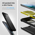 ACS02390 - Galaxy S21 Plus Tough Armor Case in black all packed into a slim frame. Just over 0.17