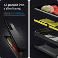 ACS02354 - Galaxy S21 Ultra Tough Armor Case in black all packed into a slim frame. Just over 0.14