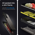 ACS02355 - Galaxy S21 Ultra Tough Armor Case in gunmetal  all packed into a slim frame. Just over 0.14
