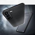 ACS03987 - Galaxy S22 5G Case Liquid Air in black showing the back, partial front and top