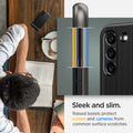 ACS03993 - Galaxy S22 5G Case Neo Hybrid in gunmetal sleek and slim. Raised bezels protect screen and cameras from common surface scratches.