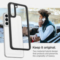 ACS03955 - Galaxy S22 Plus 5G Case Ultra Hybrid in matte black keep it original. Long lasting clarity that preserves the originality with quality.