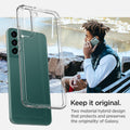 ACS03954 - Galaxy S22 Plus 5G Case Ultra Hybrid in crystal clear keep it original. Long lasting clarity that preserves the originality with quality.