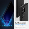 ACS03925 - Galaxy S22 Ultra 5G Case Neo Hybrid in black full protection. Air cushion technology absorbs and mitigates all impacts in each corner.