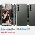 ACS05708 - Galaxy S23 Case Liquid Crystal in crystal clear only compatible with S23 not compatible with galaxy s23+ and s23 ultra.