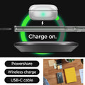 ACS05621 - Galaxy S23 Ultra Case Ultra Hybrid One Tap Ring in black  charge on. powershare. wireless charge. USB-C cable.