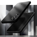 ACS07341 - Galaxy S24 Case Thin Fit in Black showing front and back.