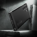 ACS07300 - Galaxy S24 Ultra Case Tough Armor in Black showing the back, partial side and bottom