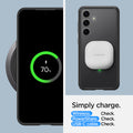 ACS07353 - Galaxy S24 Case Ultra Hybrid in Frost Black Simply charge wireless check. power share check. USB-C cable check.