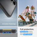 ACS07330 - Galaxy S24 Plus Case Ultra Hybrid in Matte Black full protection. raised edges protect the screen and camera from daily scratches. Aircushion technology.