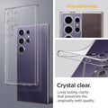 ACS07283 - Galaxy S24 Ultra Case Liquid Crystal in Crystal Clear anti yellowing. Crystal clear long lasting clarity that preserves the originality with quality.