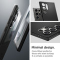 ACS07281 - Galaxy S24 Ultra Case Thin Fit in Black minimal design. form fitted profile for those who want to keep it as simple as possible.