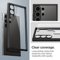 ACS07295 - Galaxy S24 Ultra Case Ultra Hybrid in Matte Black Clear coverage long lasting clarity that preserves your device originality with quality.