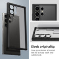 ACS07296 - Galaxy S24 Ultra Case Ultra Hybrid in Frost Black sleek originality. Give your device a frosted tint for a more sleek and subtle look.