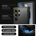 ACS07296 - Galaxy S24 Ultra Case Ultra Hybrid in Frost Black raised bezel added depth that protects the screen from daily scratches. camera guard protect the camera against drops and scratches from daily life. full protection. air cushion tech. camera guard. 