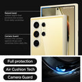 ACS07415 - Galaxy S24 Ultra Case Ultra Hybrid in Mute Beige raised bezel added depth that protects the screen from daily scratches. camera guard protect the camera against drops and scratches from daily life. full protection. air cushion tech. camera guard. 