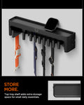 AMP09445 - Watch Band Organizer | S341 showing the top tray shelf adds extra storage space for small daily essentials