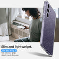 ACS07325 - Galaxy S24 Plus Case Liquid Crystal Glitter in Crystal Quartz slim and light weight. slim and sung fit for an easy grip day in and day out. 