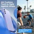 ACS06104 - Galaxy A34 5G Case Liquid Air in Awesome Violet  air cushion tech to fight against drops.
