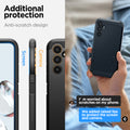 ACS05882 - Galaxy A34 5G Case Tough Armor in Black showing the additional protection. Anti scratch design